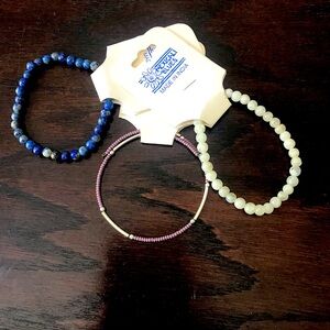 3 new beaded bracelets